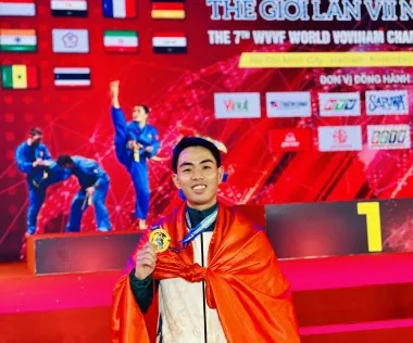 VĐV NGUYỄN TỨ CƯỜNG - HCV Giải Vô địch thế giới